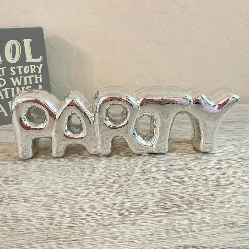 Party Decor Alcohol Because No Great Story Started With Eating A Salad Sign 2 Pc